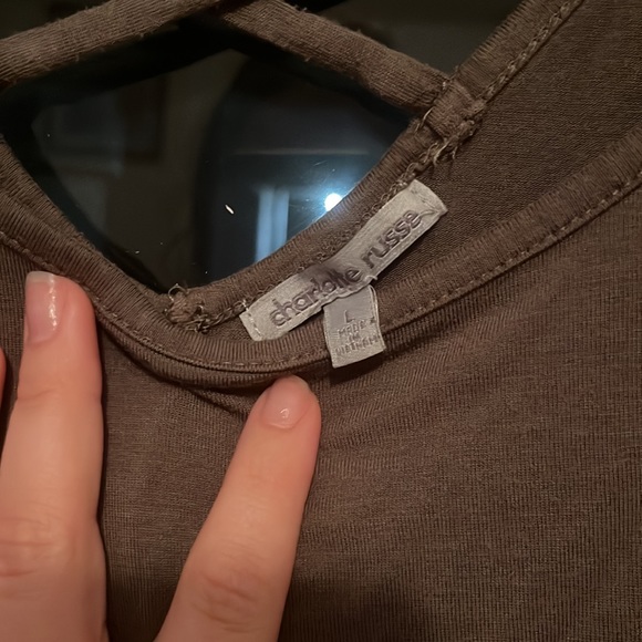 Long sleeve cross back shirt - Picture 3 of 4